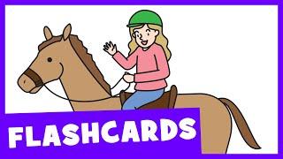 Learn Verbs #3  Talking Flashcards