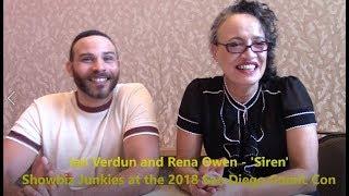 Siren Season 2 - Ian Verdun and Rena Owen Interview Comic Con