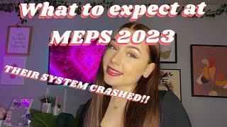 WHAT TO EXPECT AT MEPS 2023  DUCK WALK SWEARING IN ETC  Callie Green
