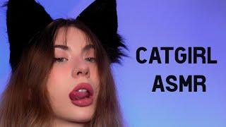 Your Catgirl GF  ASMR 8D Purring meowing