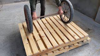 Creative Ideas And Ways To Recycle And Reuse A Wooden Pallet  Build Trailers From Wooden Pallets