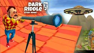 Dark Riddle 2 Story Mode - Gameplay Walkthrough - Cow Car and One Big UFO