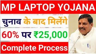 चुनाव के बाद मिलेंगे 25 हजार  Mp Laptop Yojana 2024  Percent Criteria  Registration Date