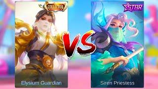 Luo Yi Elysium Guardian Collector Skin VS Siren Priestess Starlight Skin