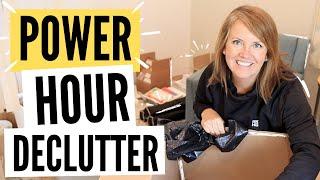 59 minutes of guided decluttering GET A TON DONE