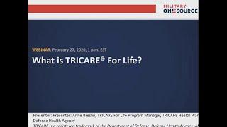 What is TRICARE for Life?