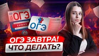 ОГЭ по химии завтра. Что делать за 1 день до экзамена?