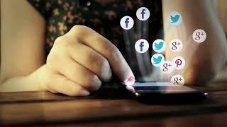 Woman Using Social Media on Her Phone HD  Free Stock Footage Motion Graphics Video  No watermark