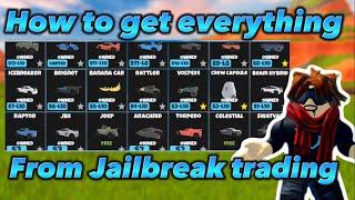 Jailbreak guide to trading up to everything #jailbreaktrading #roblox #jailbreakroblox #jailbreak