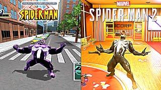 Venom Spider Man 2 Vs Venom Ultimate Spider Man  Comparison