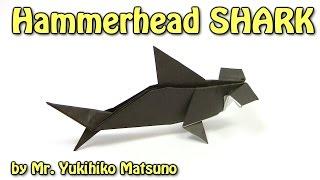 Origami Hammerhead SHARK - Origami easy tutorial