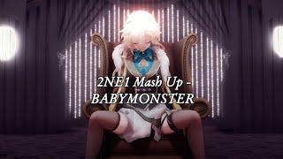 MMD 2NE1 Mash Up - BABYMONSTER  Aventurine  + DL