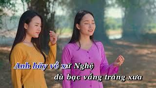 KARAOKE Tone Nữ  Sao Anh Chẳng Về  Như Quỳnh & Phương Thuỷ  St Minh Vy