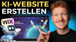 Wix Website erstellen mit KI - Wenn Webseiten Sich Selbst Erstellen  Wix Tutorial 2024