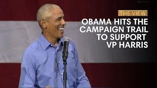 Obama Hits The Campaign Trail To Support VP Harris – Part 1  The View