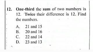 Correction on question 12  WAEC 2023