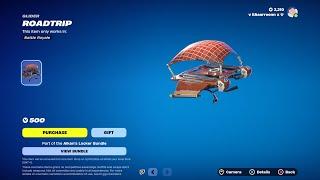 Fortnite Item Shop July 8th 2024 - *RAREST* ROADTRIP GLIDER RETURNS AFTER 1945 DAYS AGO