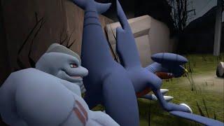 SFM Garchomp Gasses Machoke Animation #60