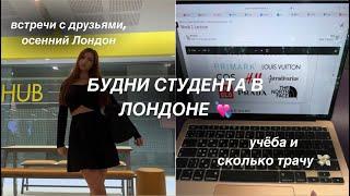 Будни студента в Лондоне  Сколько я трачу чем питаюсь  Неделя влогов с учёбы в Англии 