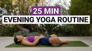 25 Min Evening Yoga Flow  Daily Routine To Relax & Unwind