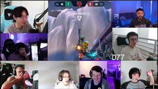 Valorant Prosstreamers reacts to LEV ASPASs crazy ACE against C9