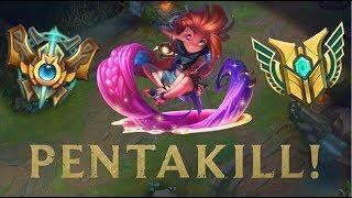 ZOE PENTAKILL MONTAGE League of Legends