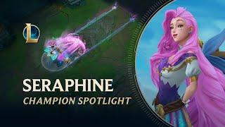 Seraphine Champion Spotlight  Gameplay - League of Legends