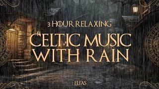 Relaxing Celtic Music with Rain 11 Hours Alley lane in a fantasy medieval city#medievalmusic