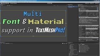 Text Mesh Pro - Multi Font & Material Preview