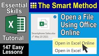 8-5 Open a File Using Office Online the FREE Office Version