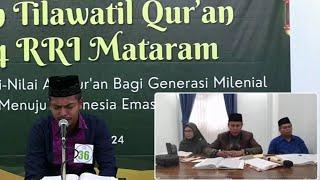 Muhammad Alwi PTQ RRI Mataram 2024 Babak Penyisihan