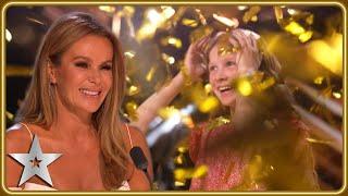 Amanda SURPRISES 11-year-old with Audition and a GOLDEN BUZZER  Auditions  BGT 2023