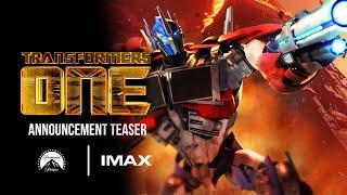 TRANSFORMERS ONE 2024 Animated Paramount Movie  Official Teaser & Title Reveal