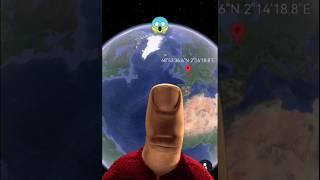 Huge fingeron Google Earth #shorts #googlemaps #googleearth #armkien