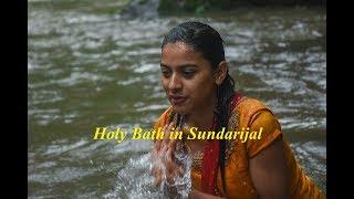 Holy Bath in Sundarijal Bagmati River.