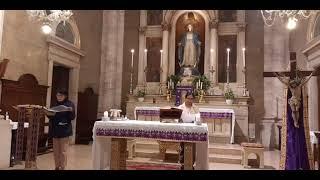 2022 04 08 Friday in the fifth week of Lent Mass celebrated in Sinhala at St Lucks church Bresci