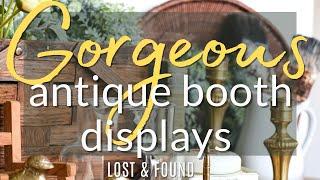 What Treasures Can You Find? Gorgeous Antique Booth Displays Antique Booth Tips & Display Ideas.