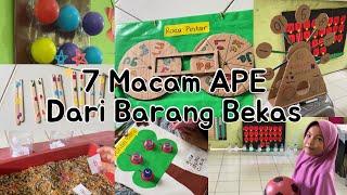 7 Macam Alat Permainan Edukatif APE dari Barang Bekas untuk PAUDTK