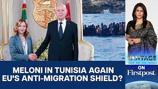 Countering Illegal Migration Meloni Giving Tunisia Millions of Dollars  Vantage with Palki Sharma