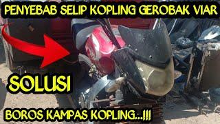 PENYEBAB SELIP KOPLING VIAR GEROBAK RODA TIGA YANG BOROS KAMPAS KOPLING BEGINI SOLUSI DAN ANALISANYA