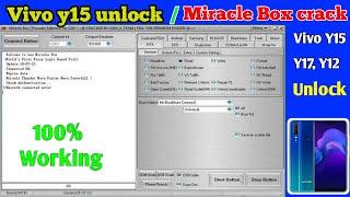 Vivo y15 unlockmiracle Box crack 2.82 y12 y15 y17 y19 screen lock removeBy Thanks Mobile