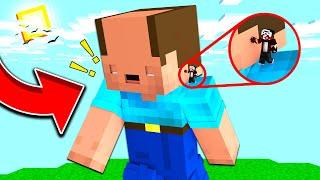 BALON KAFAyı KÜÇÜK BOYUM İLE TROLLEDİM  - Minecraft