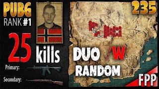 PUBG Rank 1 - jeemzz 25 kills EU DUO FPP - PLAYERUNKNOWNS BATTLEGROUNDS #235