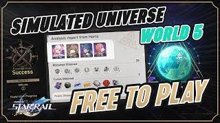 Simulated Universe World 5 CLEARED Free To Play Setup HonkaiStar Rail