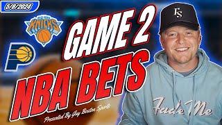 Pacers vs Knicks GAME 2 NBA Picks Today  FREE NBA Best Bets Predictions and Player Props
