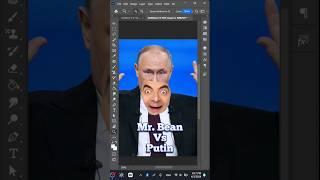 Bean vs Putin Face Swap Photoshop