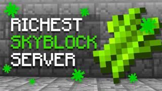 THE *RICHEST* START ON OP SKYBLOCK SERVER  Minecraft Skyblock  1.8-1.12.1