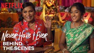 Never Have I Ever  Mindy Kaling & Maitreyi Ramakrishnan Celebrate Ganesh Puja Episode  Netflix