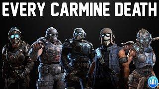 Gears of War EVERY CARMINE DEATH Gears 1 to Gears 5