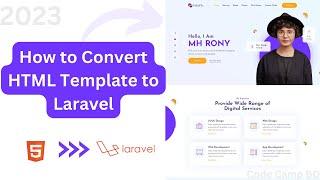 How to Convert HTML Template to Laravel  Laravel Advance Course  #laravel #code_camp_bd #php